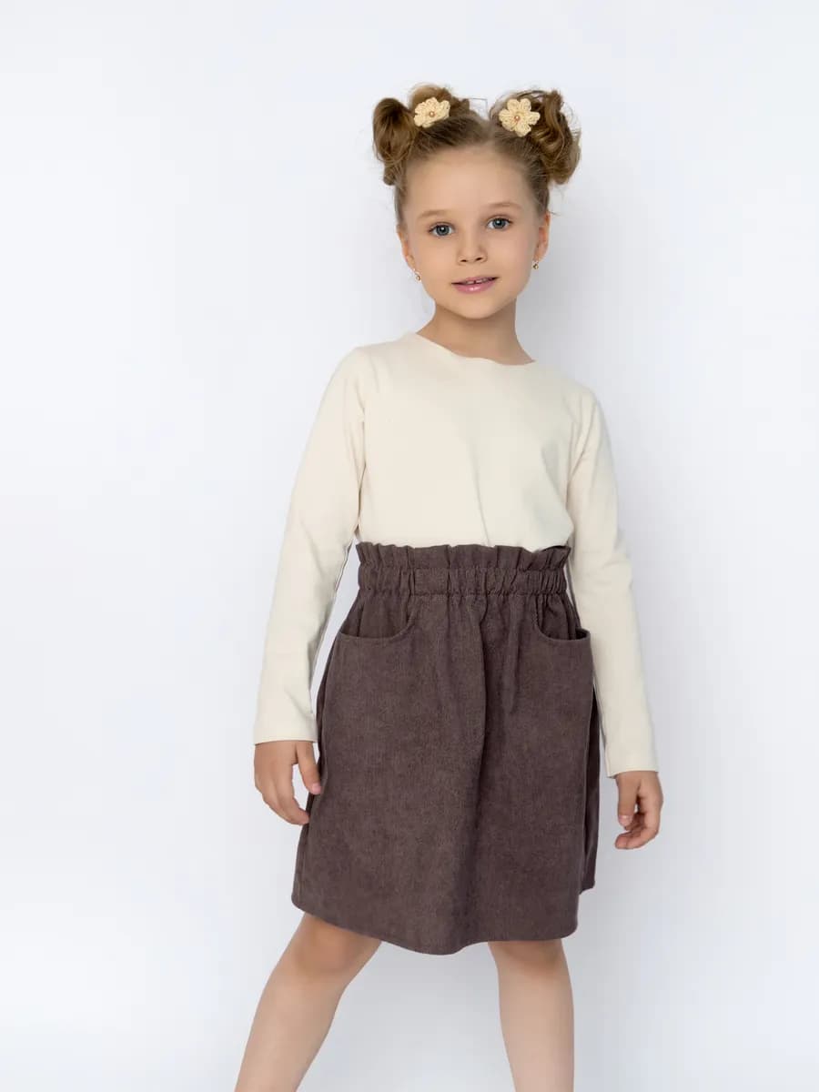 Юбка детская вельветовая на резинке