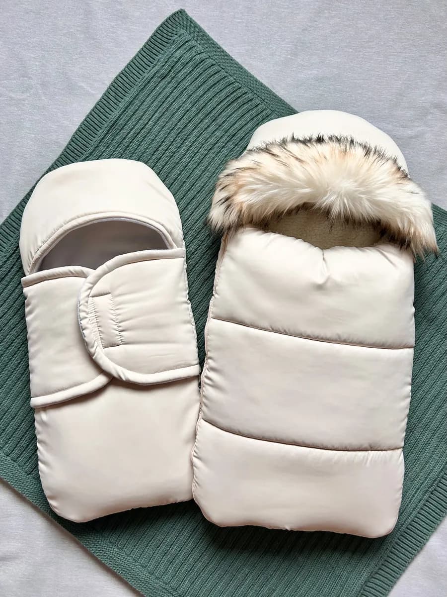 Утепленный комплект на выписку Зима