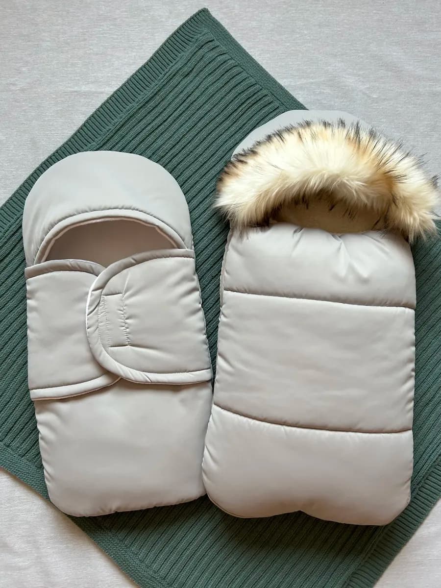 Утепленный комплект на выписку Зима