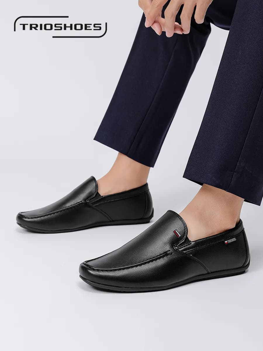 Мокасины мужские дышащие текстильные