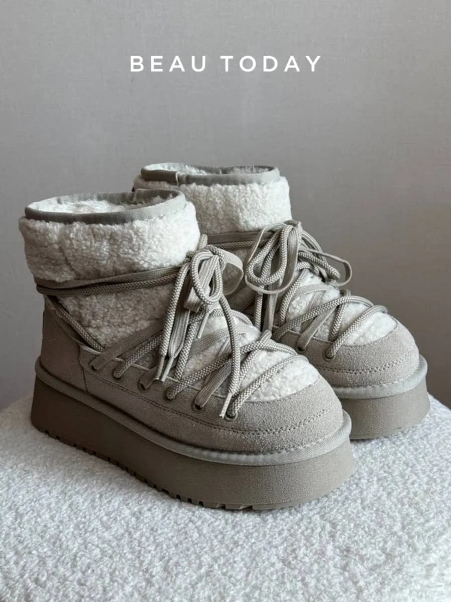 Женские зимние угги натуральная кожа ботинки