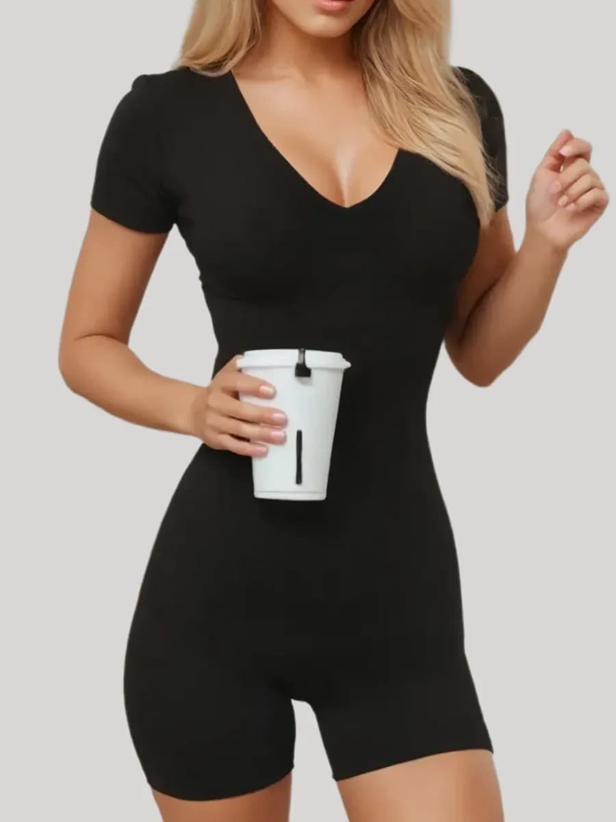 Комбинезон спортивный с шортами из вискозы