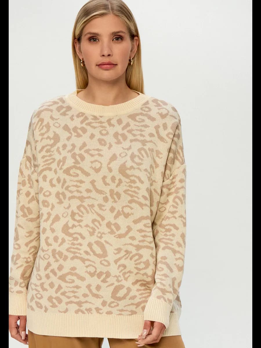 Джемпер зимний оверсайз свитер женский уютный