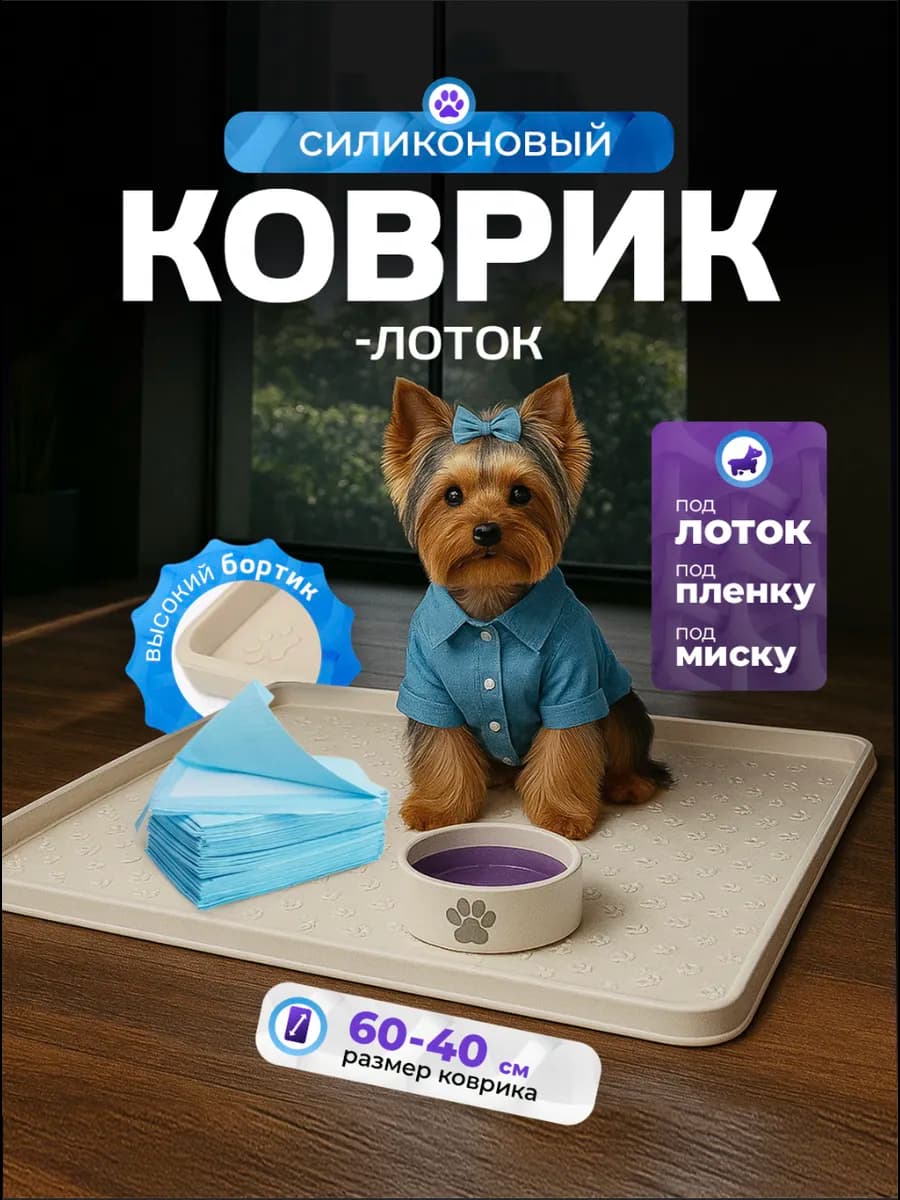 Лоток для собак под пеленку