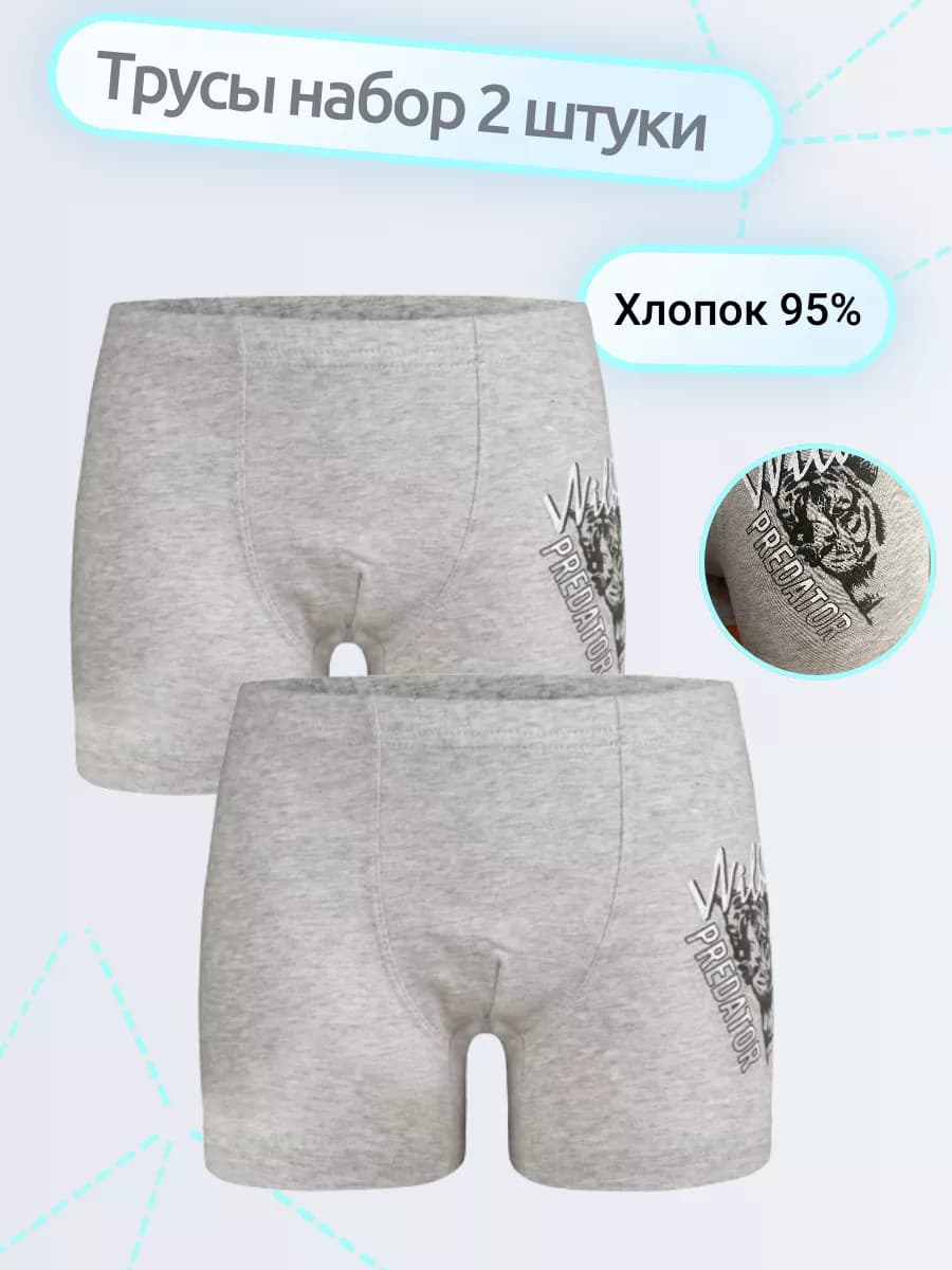 Трусы боксеры набор 2 штуки