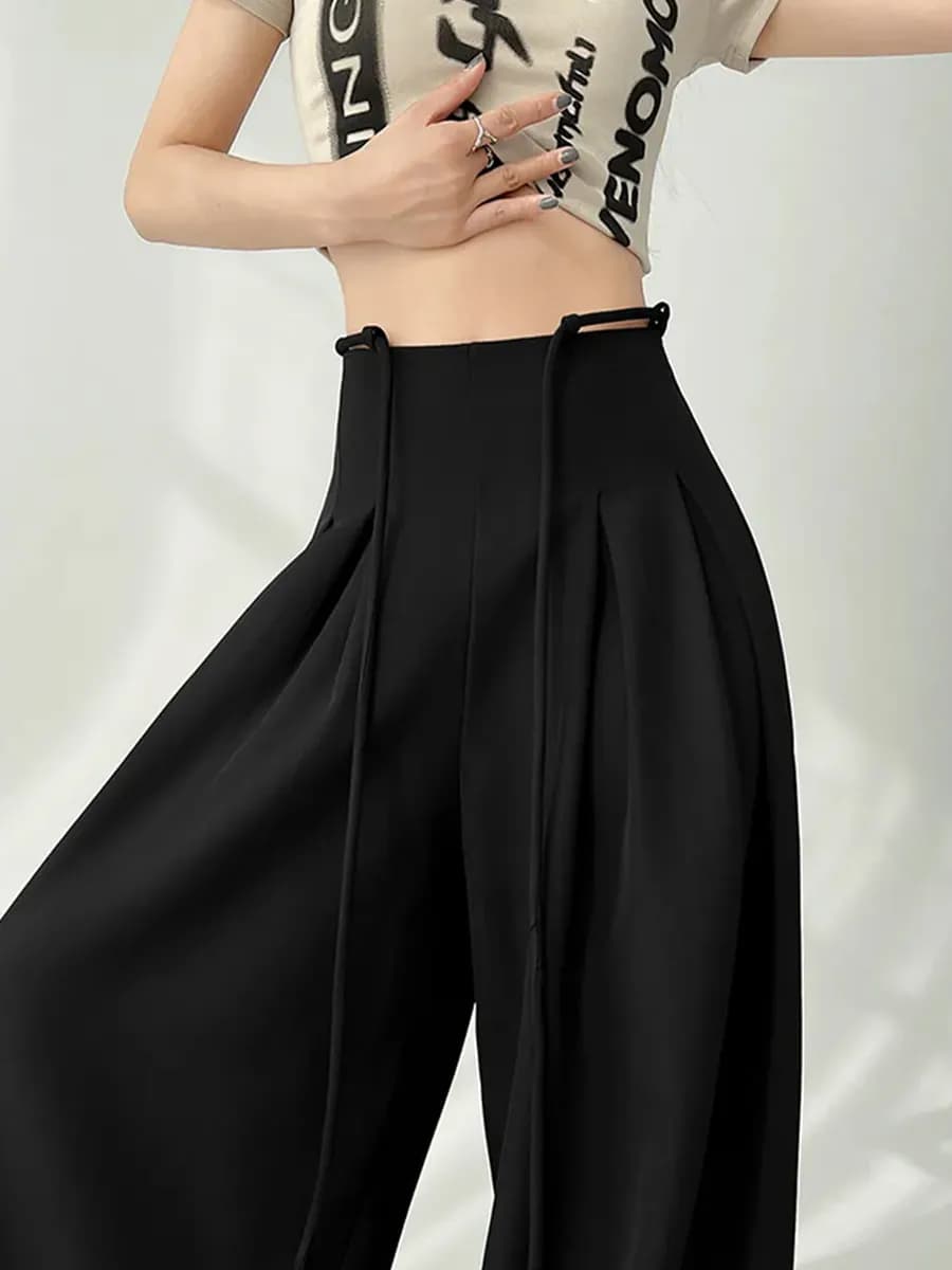 Брюки классические палаццо прямые