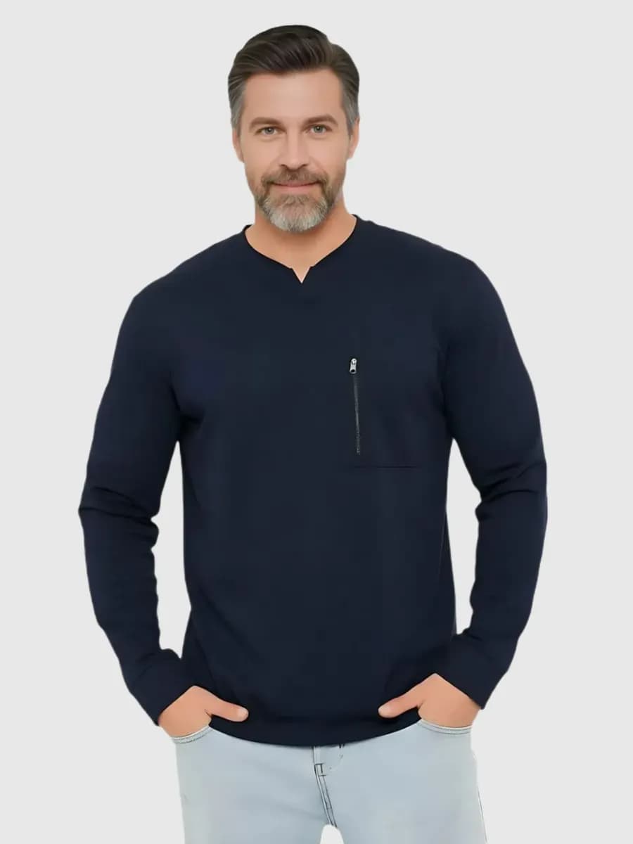 Лонгслив оверсайз с длинным рукавом