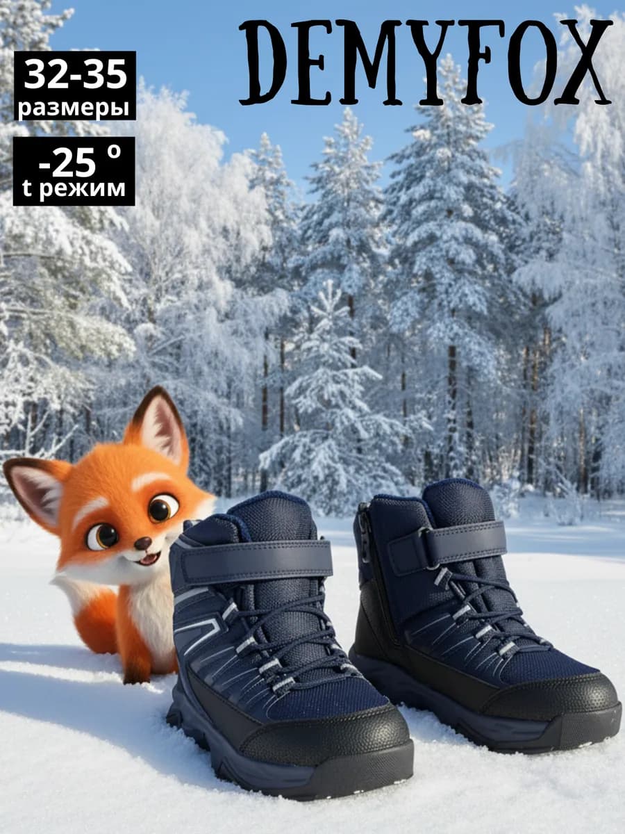 Зимние ботинки на овчине - фото 1