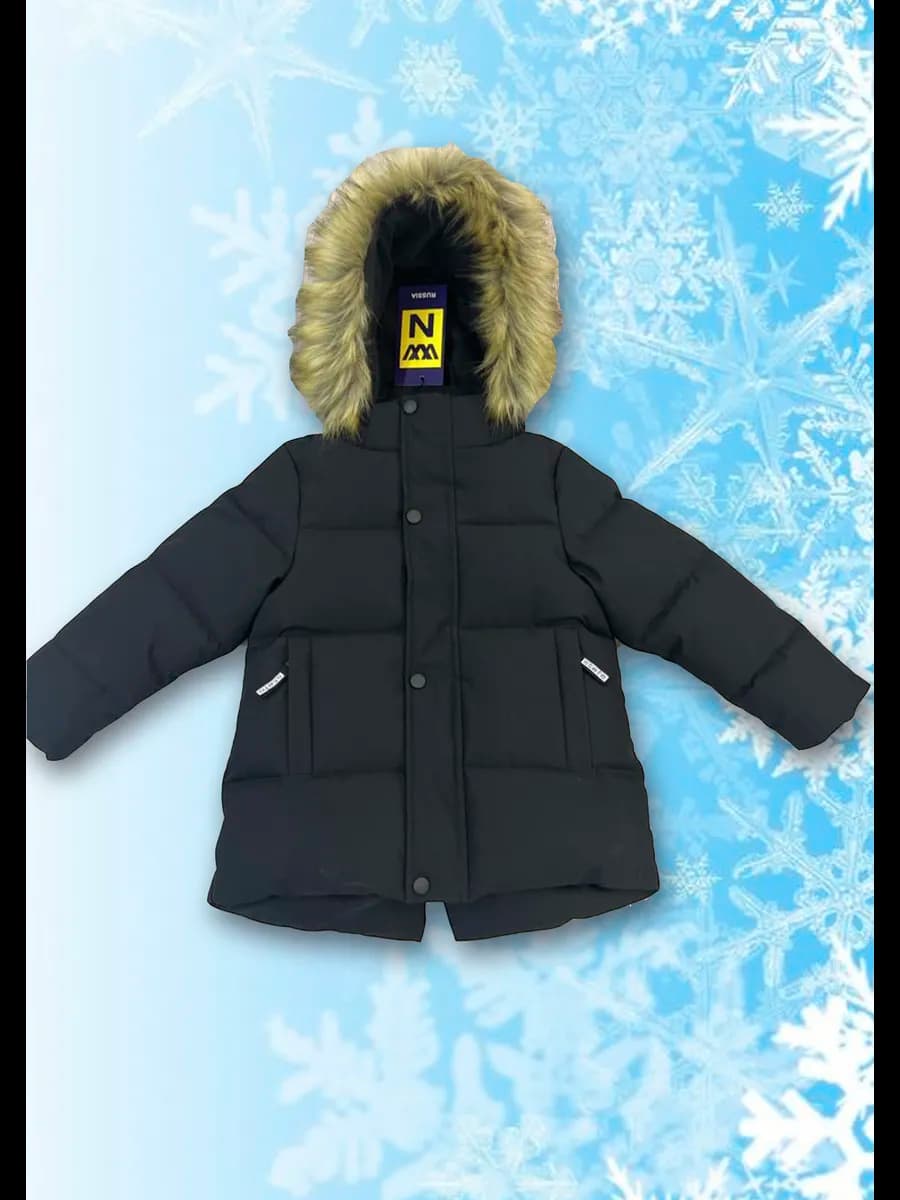 Куртка зимняя детская с капюшоном