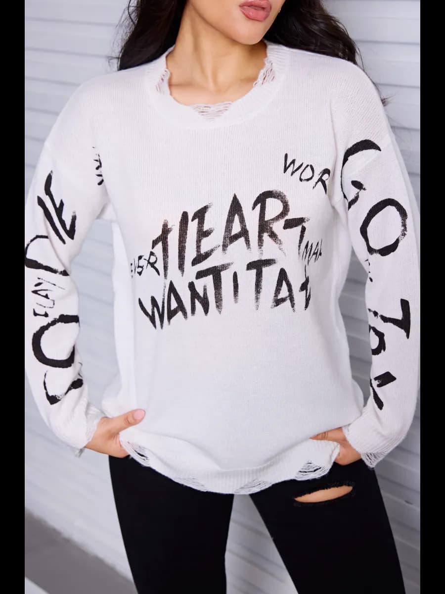 Свитер оверсайз