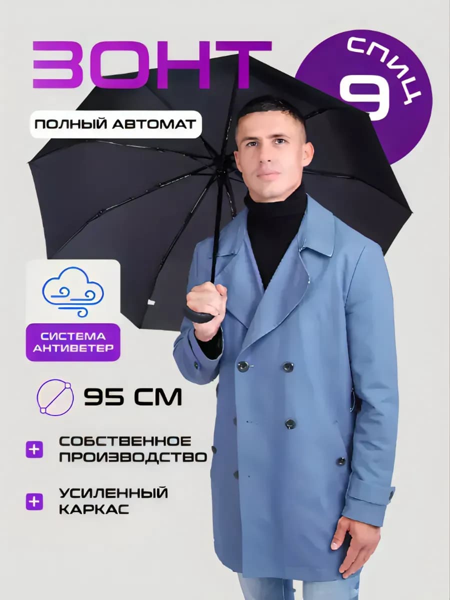Зонт мужской автомат