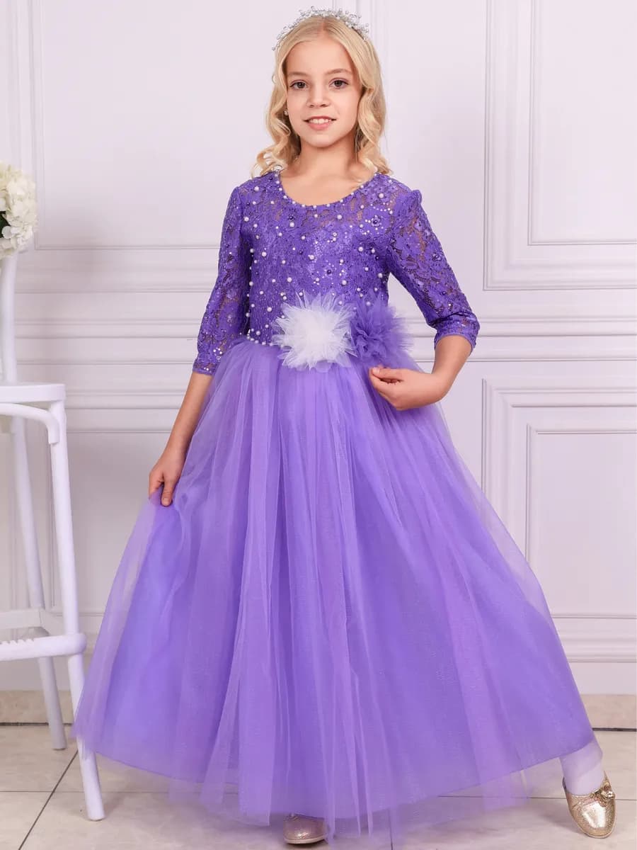 Платье нарядное новогоднее пышное в пол