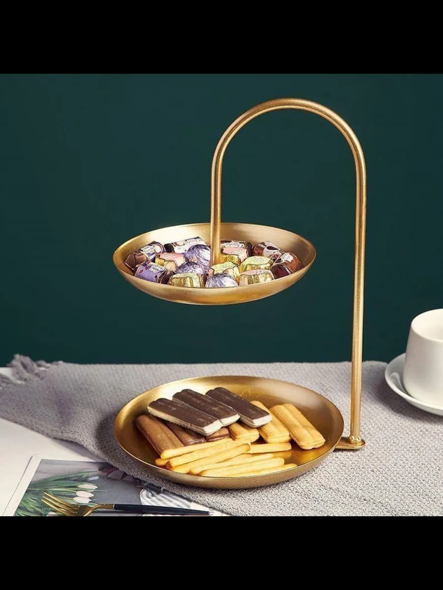 Блюдо сервировочное металлическое