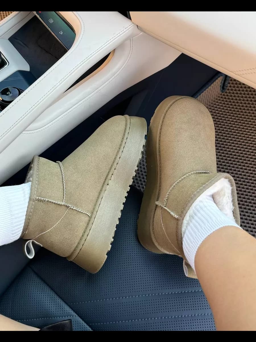 Угги классика короткие на толстой подошве ugg