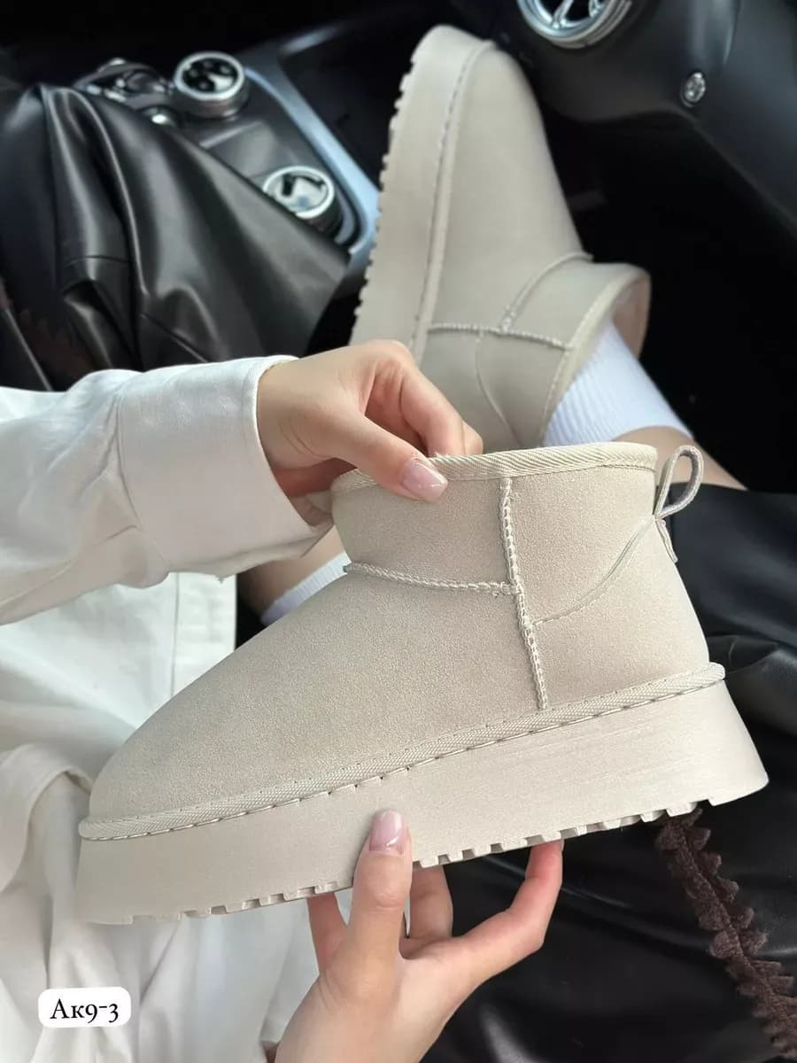 Угги классика короткие на толстой подошве ugg