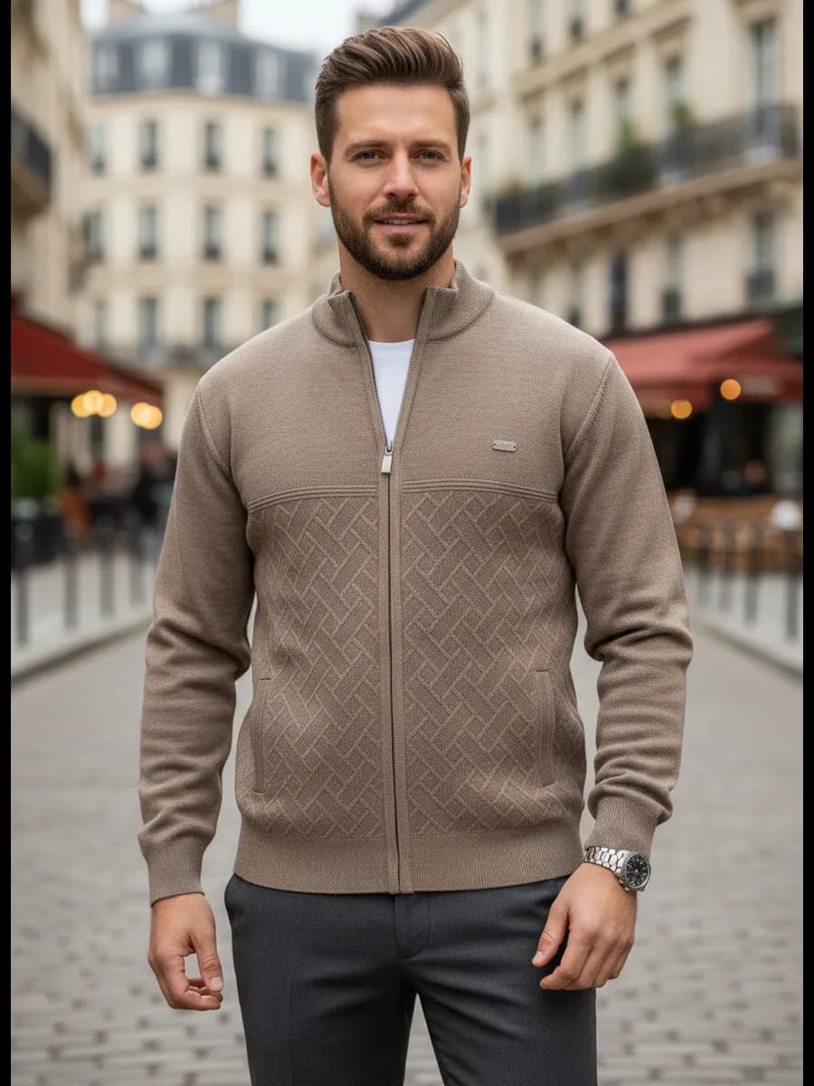 Кардиган на молнии