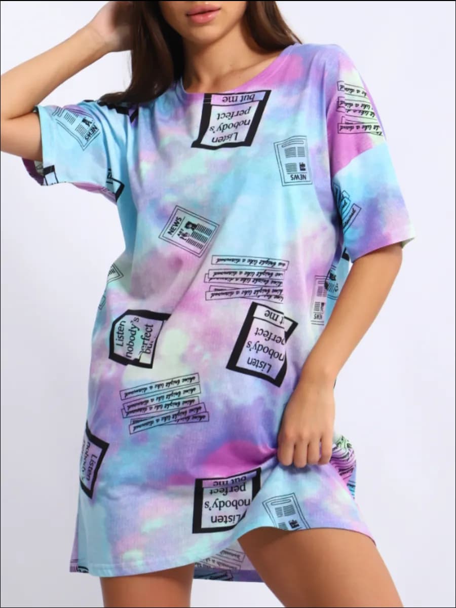 Платье домашнее трикотажное хлопок - фото 1