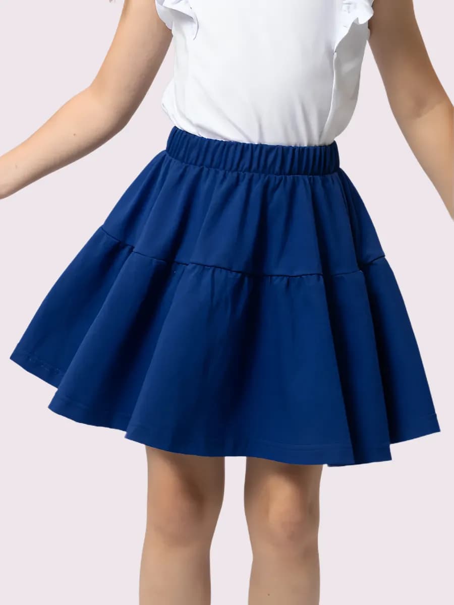 Юбка для девочки в школу