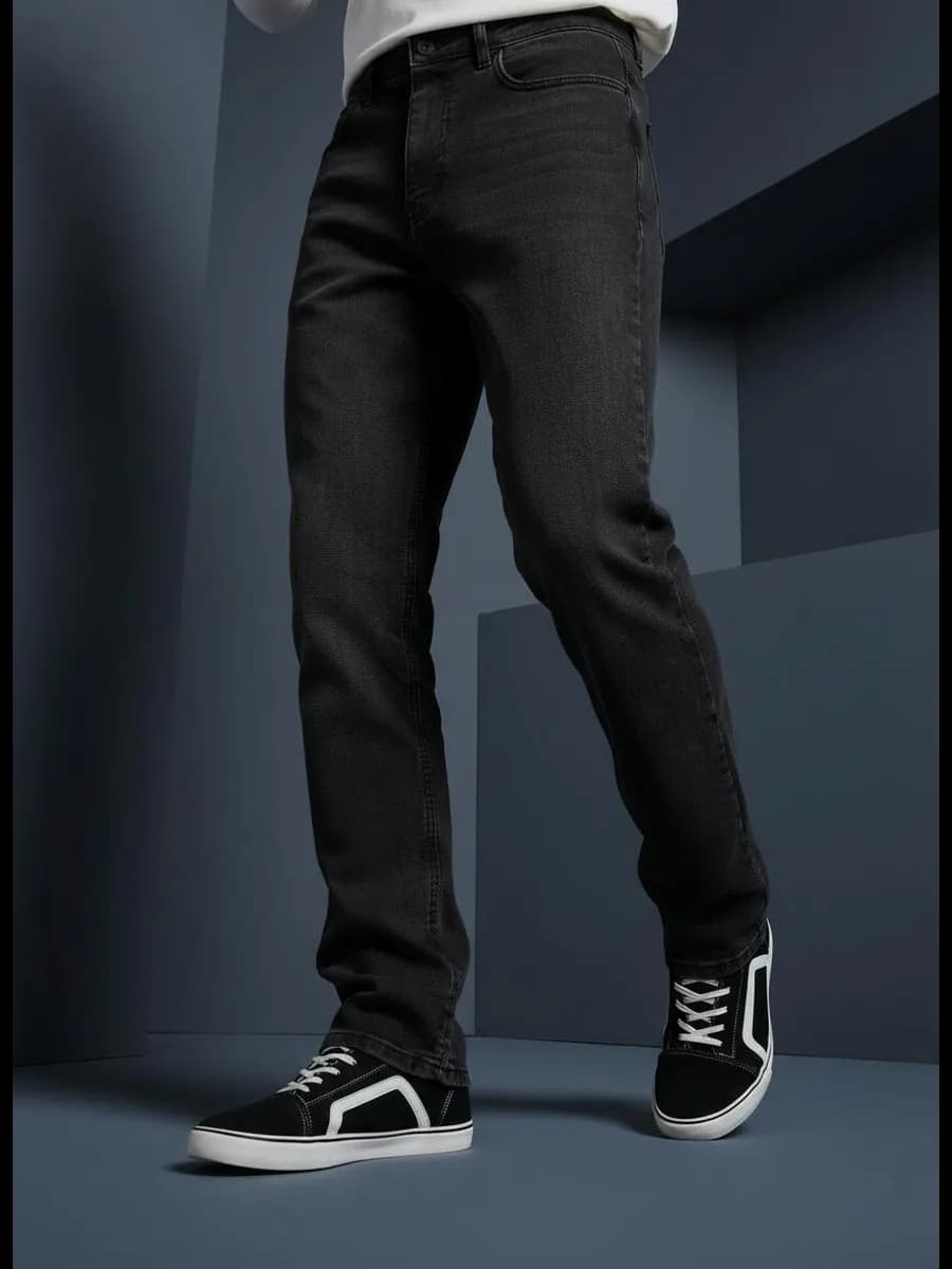 Классические прямые джинсы - фото 1