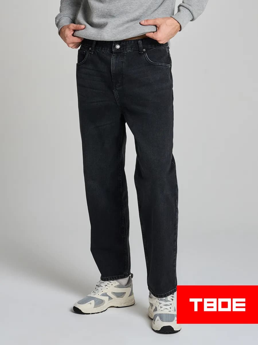 Джинсы Regular слегка зауженные к низу - фото 1