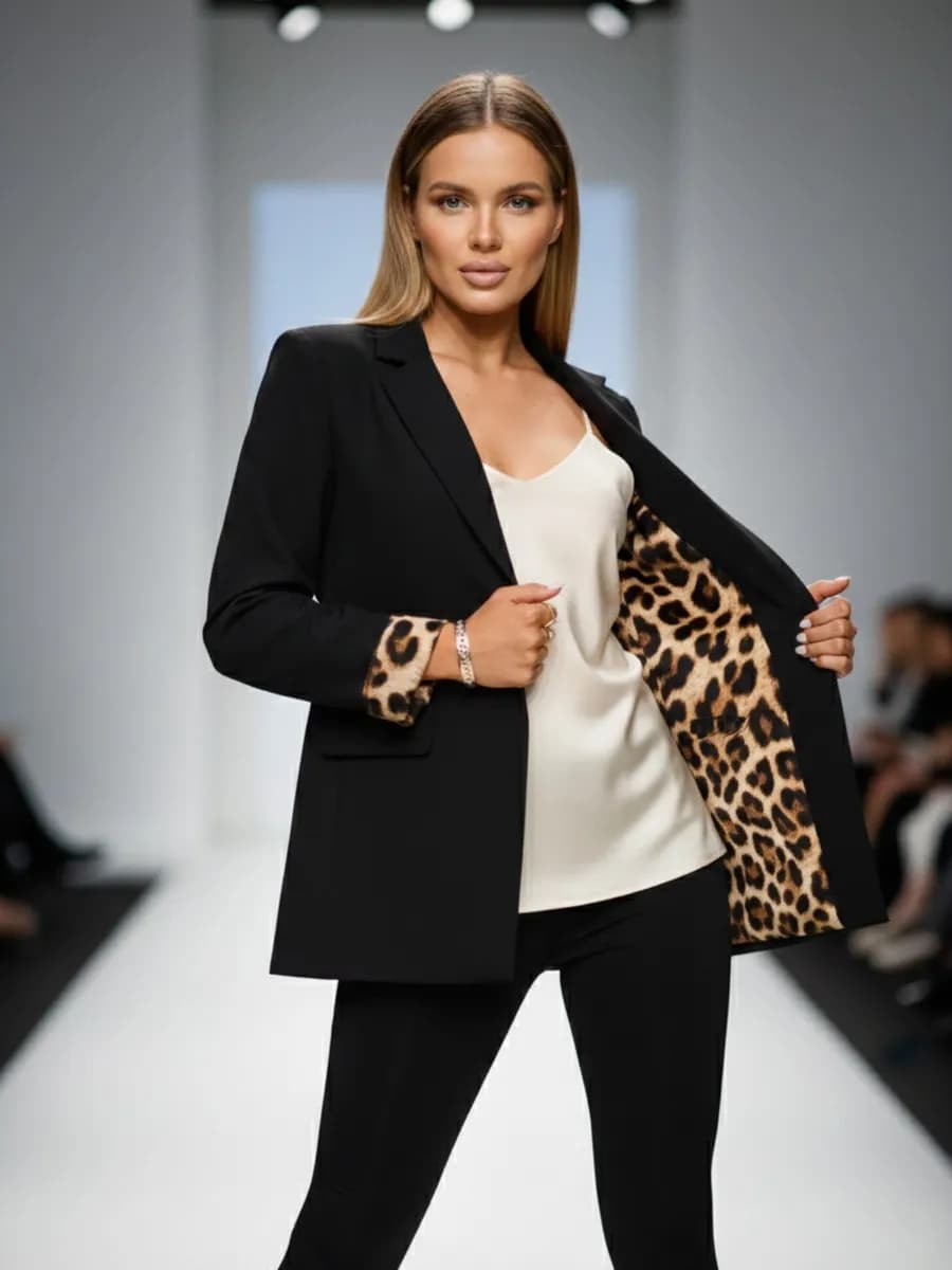 Пиджак классический удлиненный