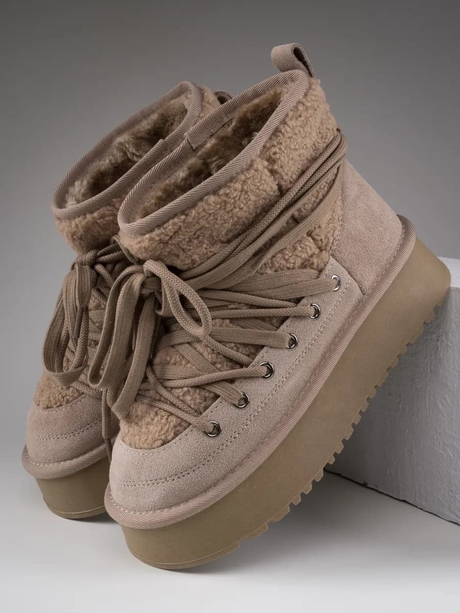 Угги Женские Зимние нескользящая подошва