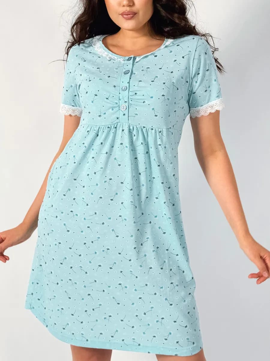 Ночная сорочка ночнушка домашняя хлопок