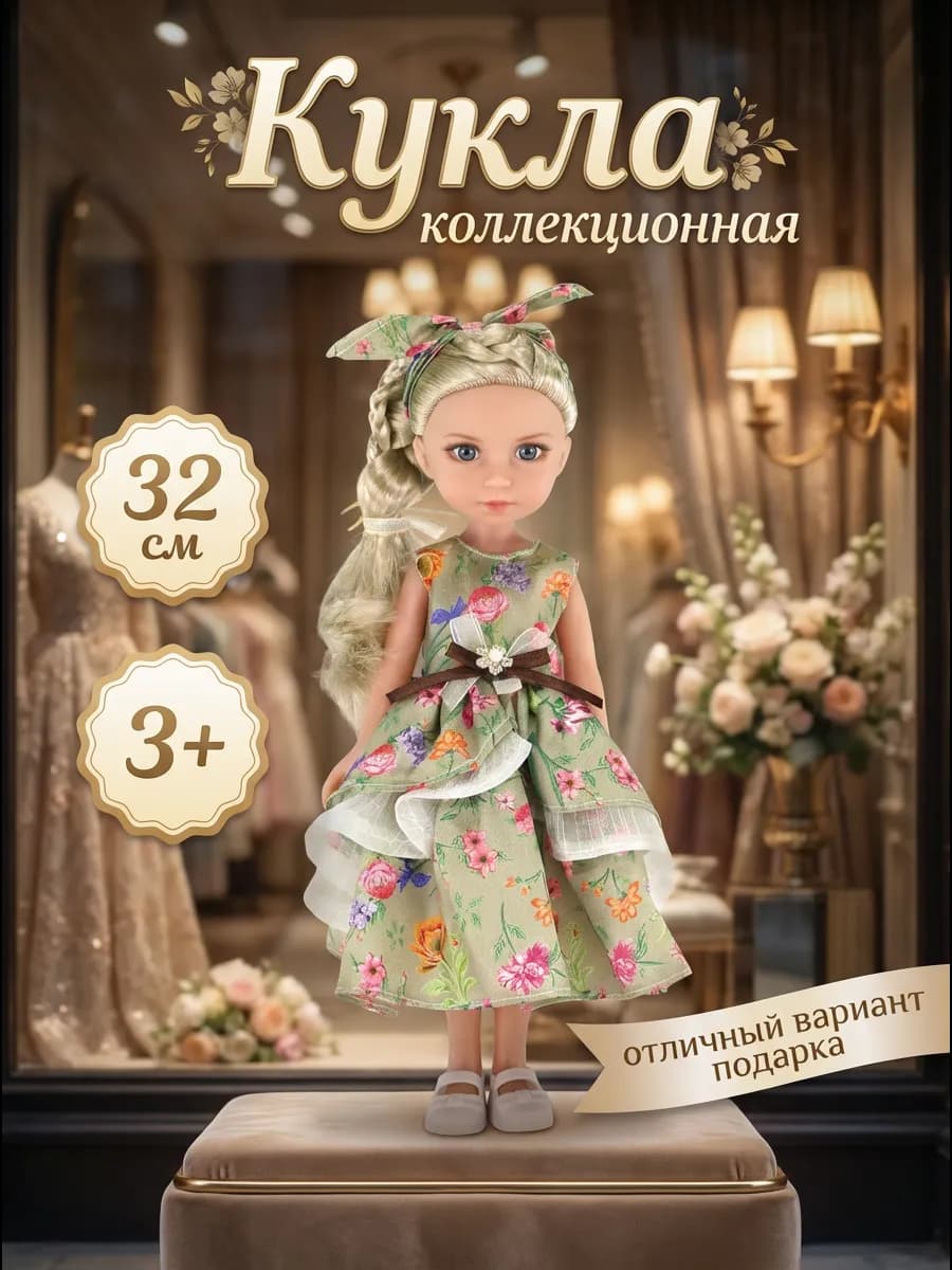 Кукла для девочки 32 см - фото 1