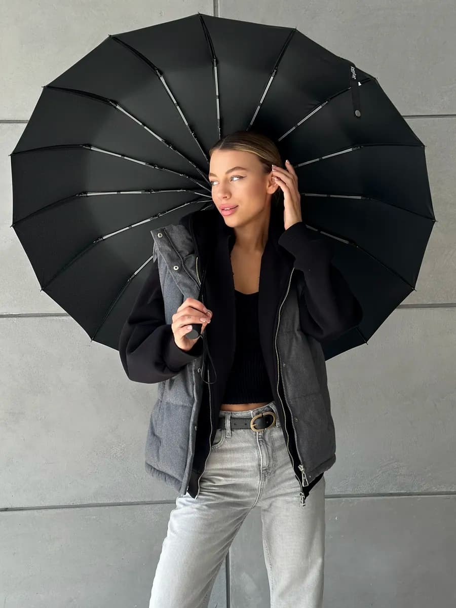 Зонт автомат антиветер компактный легкий