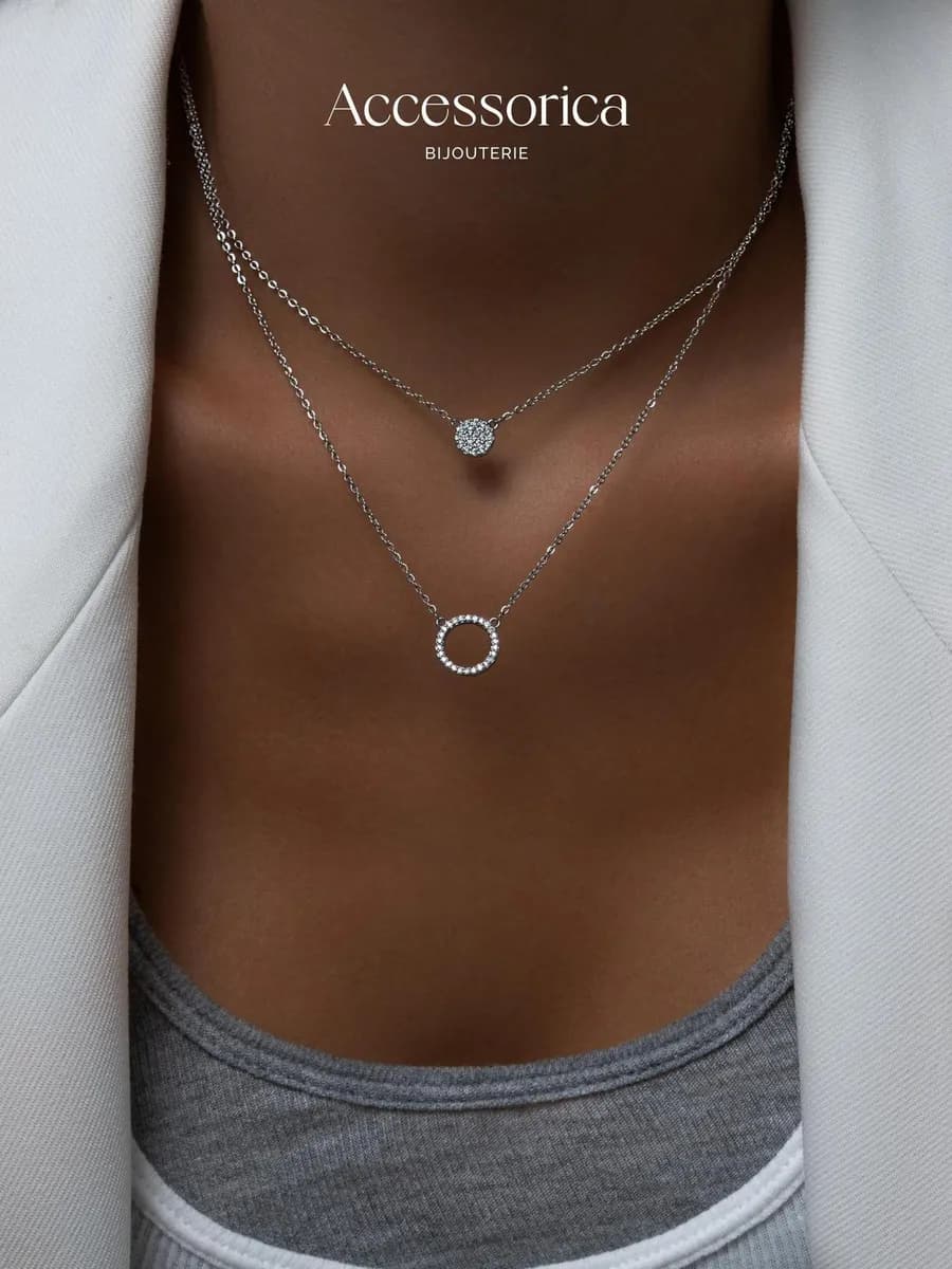 Подвеска на шею колье бижутерия Accessorica