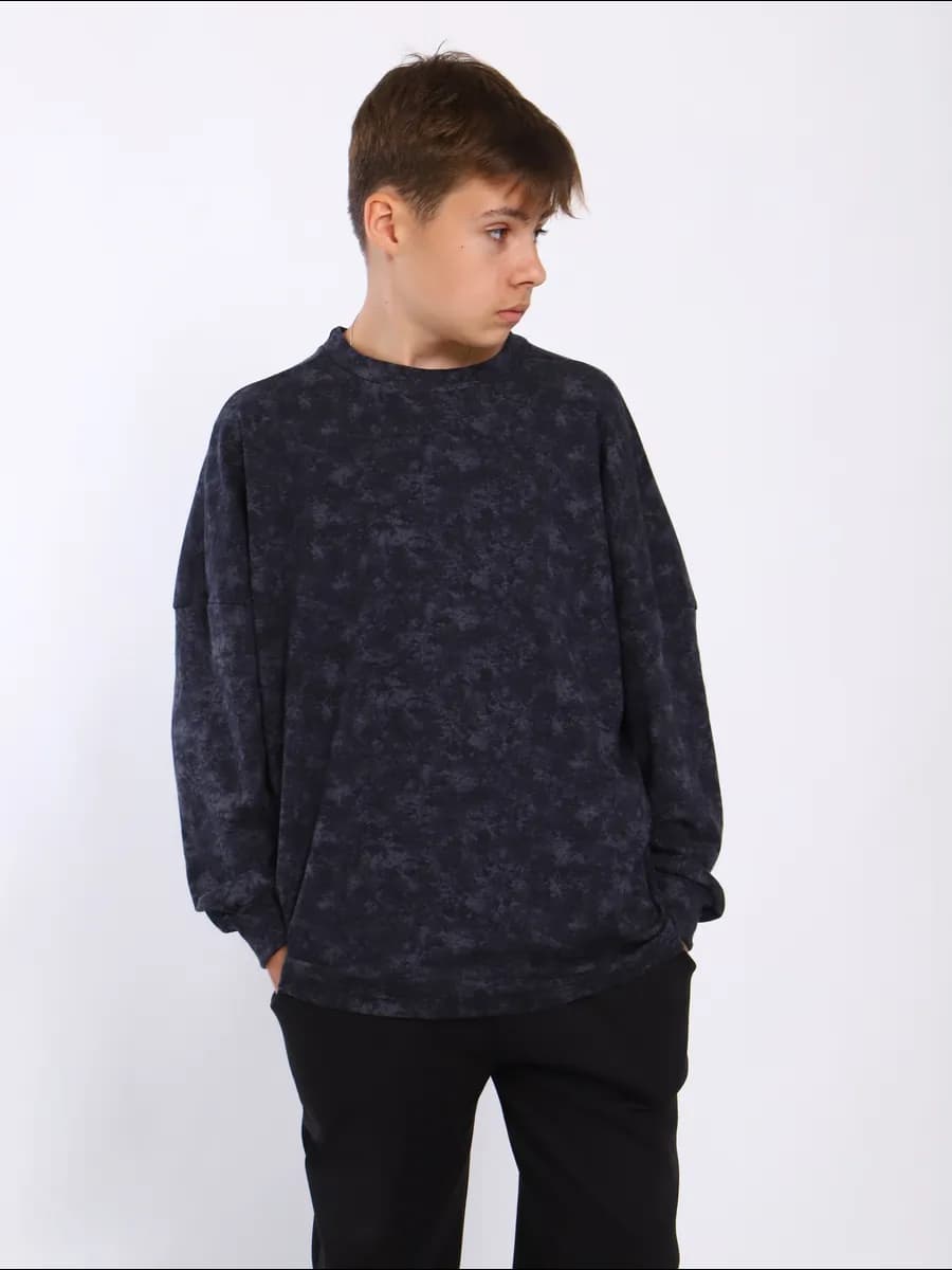 Свитшот оверсайз подростковый