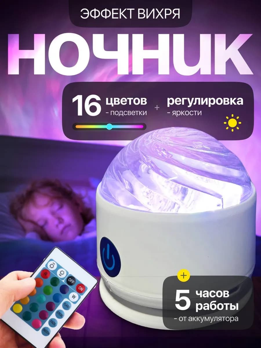 Ночник звездное небо вихрь