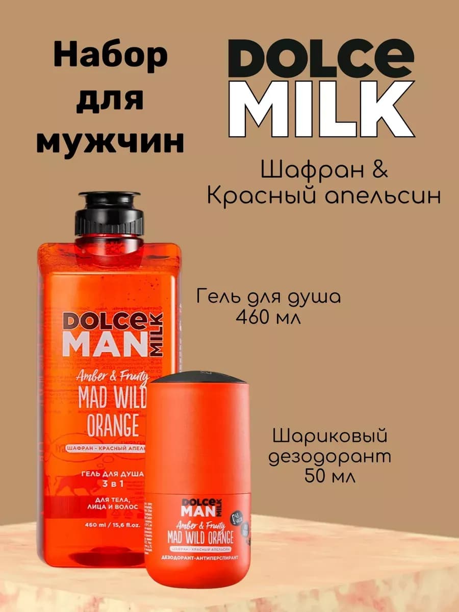 Мужской набор дезодорант и гель для душа