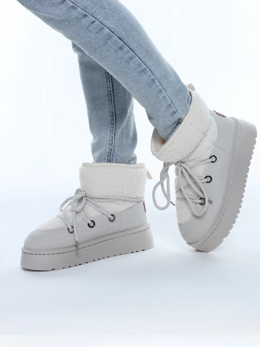 Угги зимние на платформе