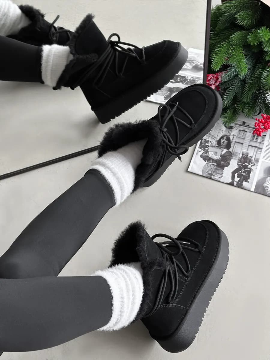 Угги женские зимние натуральная замша