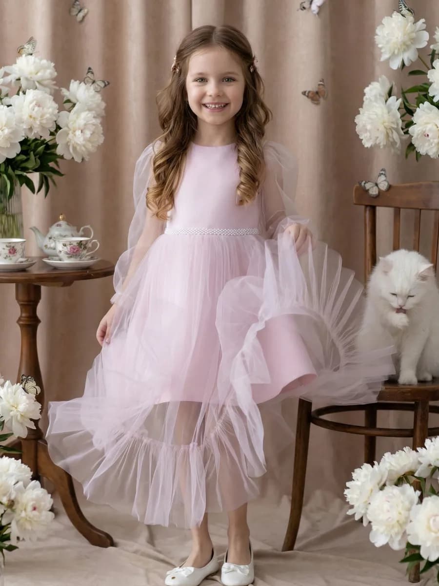 Платье нарядное праздничное пышное на выпускной в садик