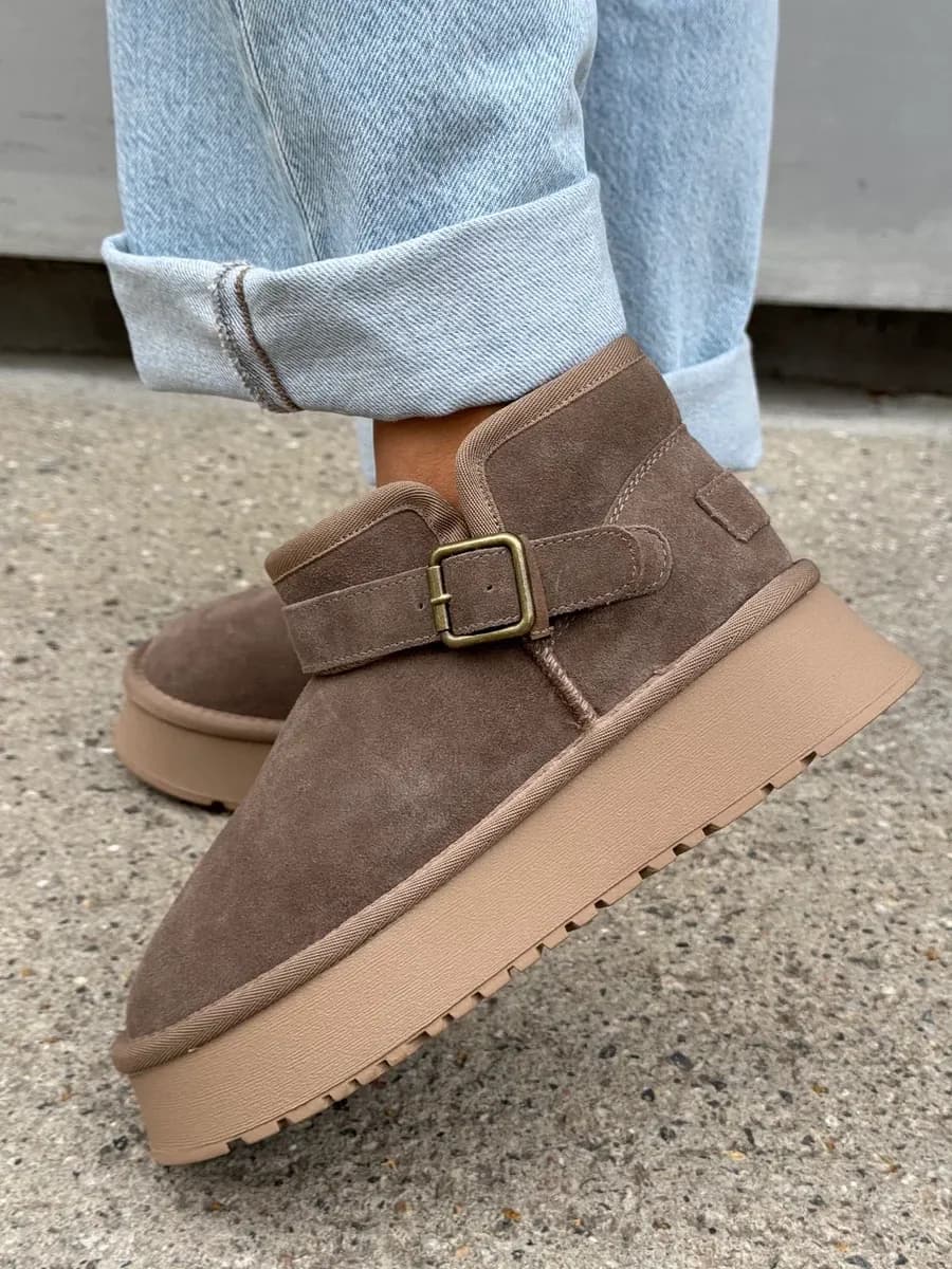 Угги зимние на платформе