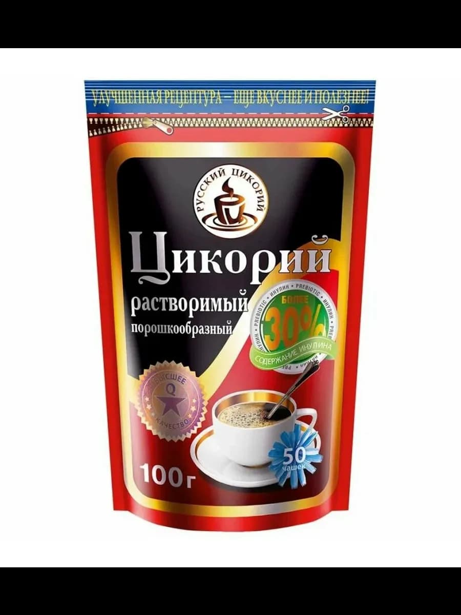 Растворимый цикорий натуральный, 100 г