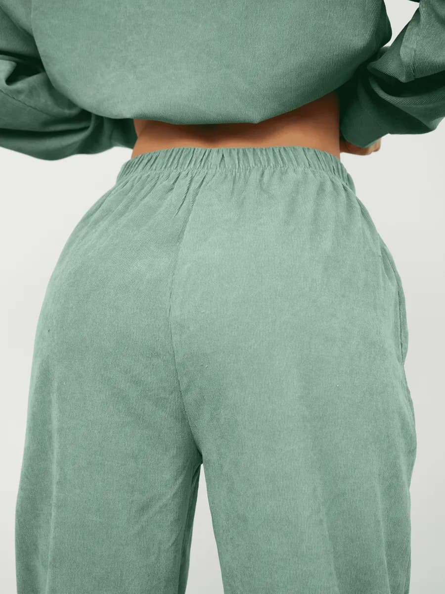 Брюки домашние вельветовые джоггеры