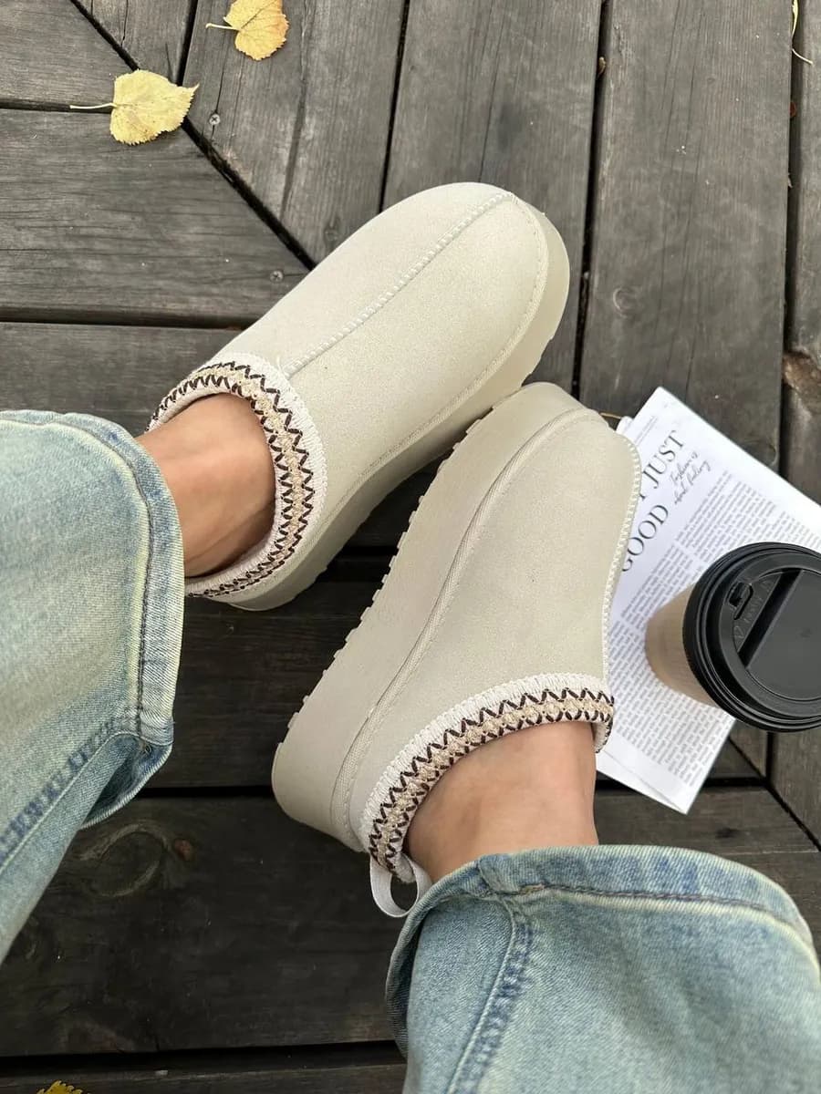 Угги короткие мини на толстой подошве ugg