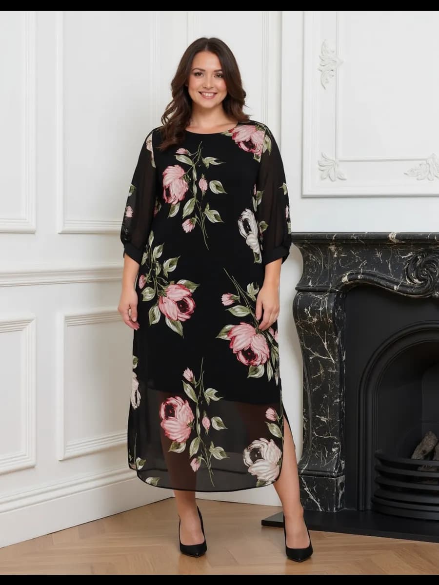 Платье больших размеров вечернее