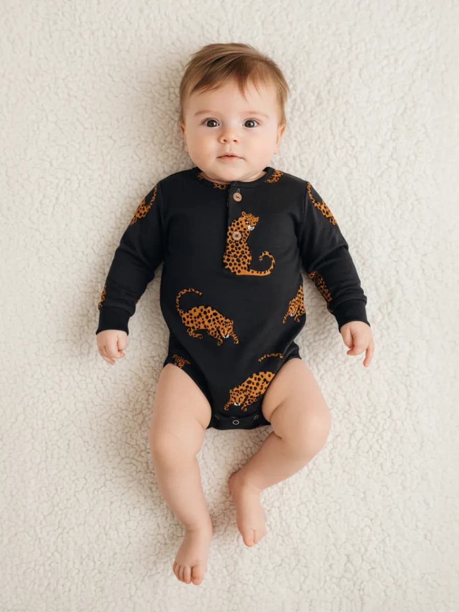 Боди ясельное с длинным рукавом, слип