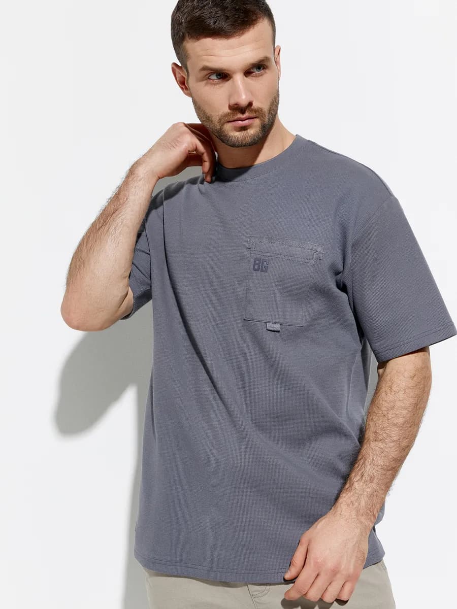 Футболка мужская оверсайз с принтом больших размеров - фото 1