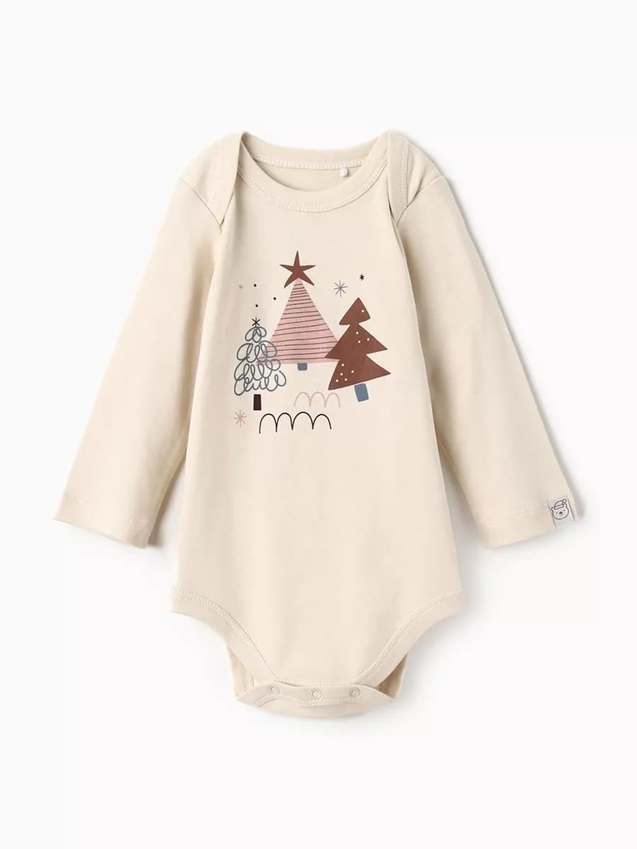 Боди для новорожденных с длинным рукавом