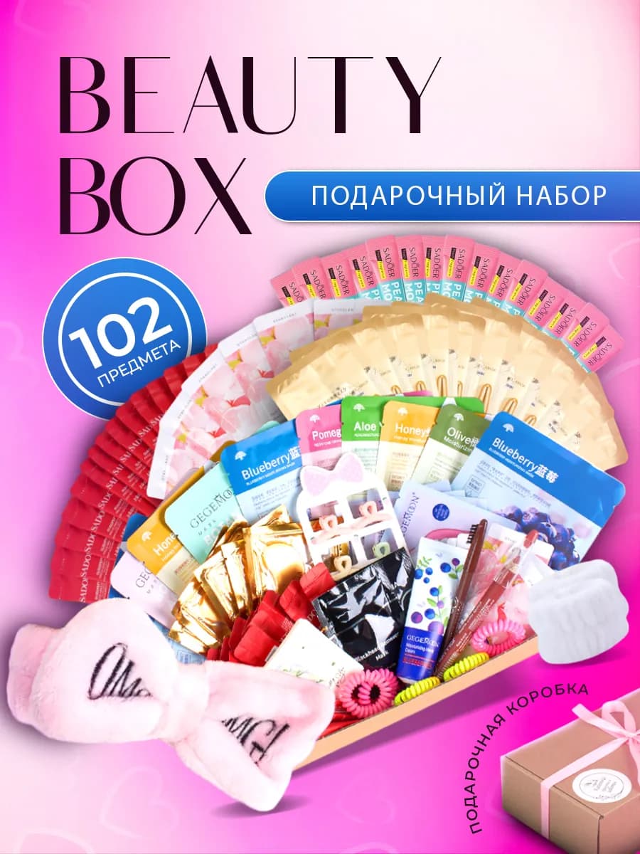 Подарочный набор для женщин на 8 марта бьюти бокс