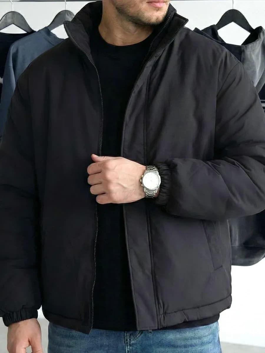 Куртка демисезонная без капюшона оверсайз