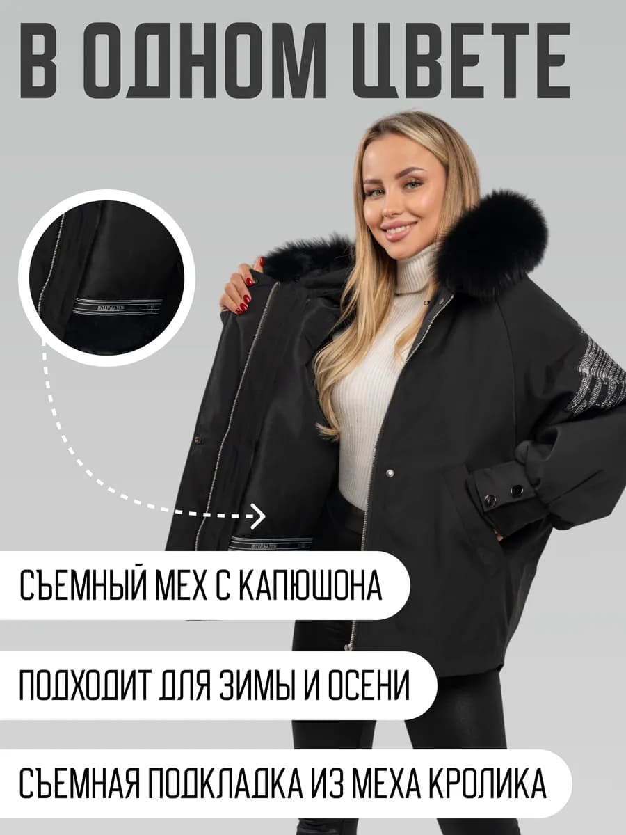 Куртка зимняя с натуральным мехом