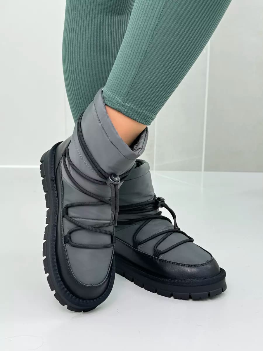 Дутики зимние на платформе