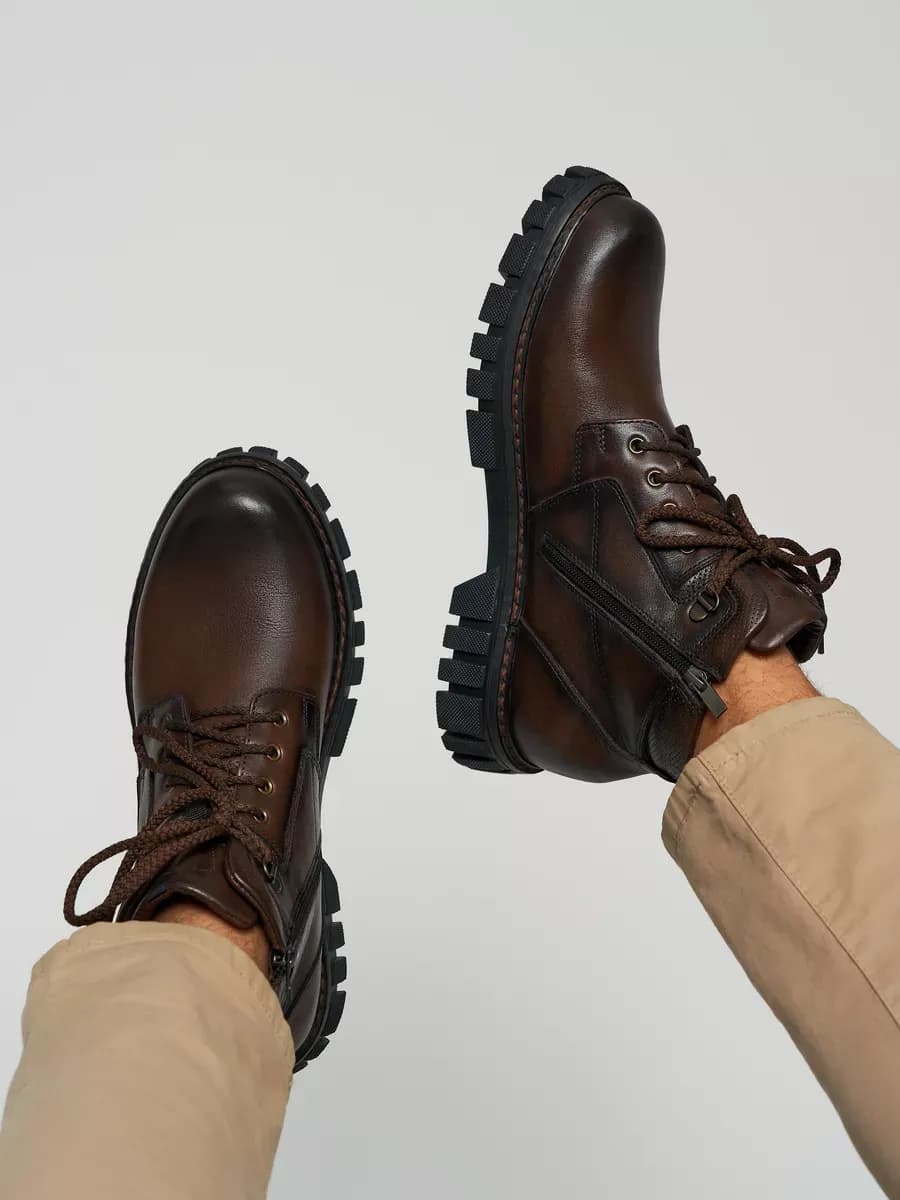 Ботинки натуральная кожа зимние