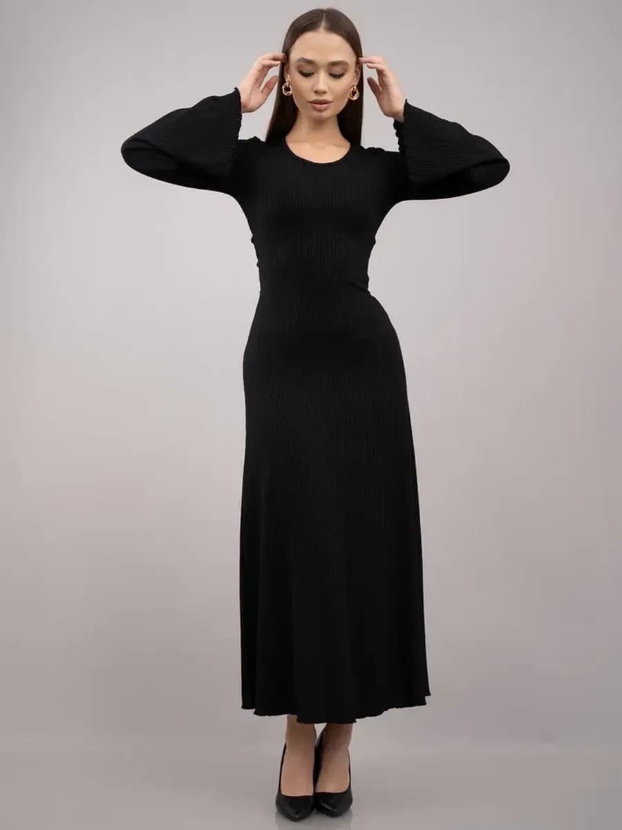 Женские Платье лапша длинное на завязках